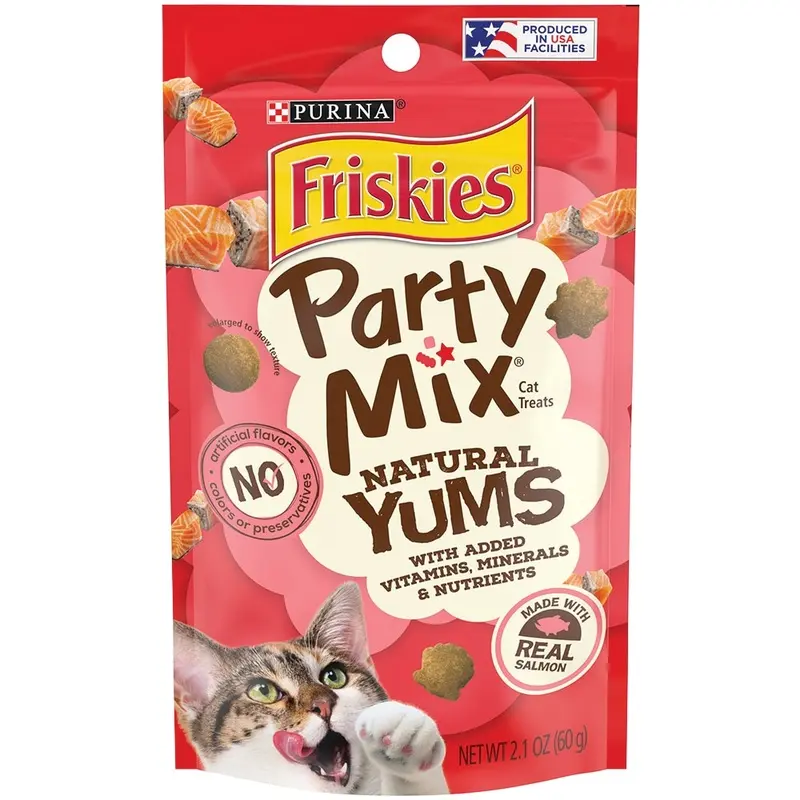 Friskies Party Mix Naturals - Salmon - 2.1 oz.