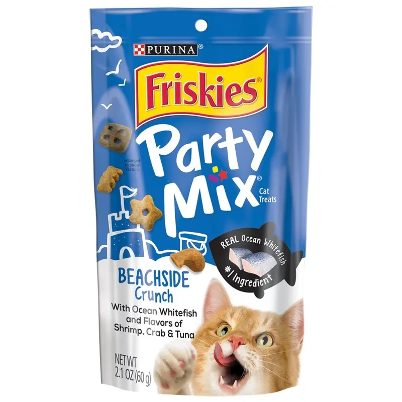 Friskies Partymix Cat Treats - Beachside - 2.1 oz.
