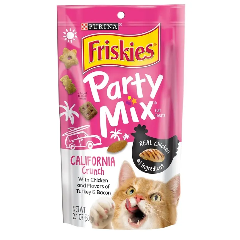 Friskies Partymix Cat Treats-Calif. Dream-2.1 oz.