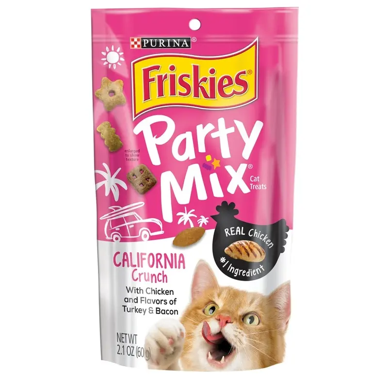 Friskies Partymix Cat Treats - California Dream - 6 oz.