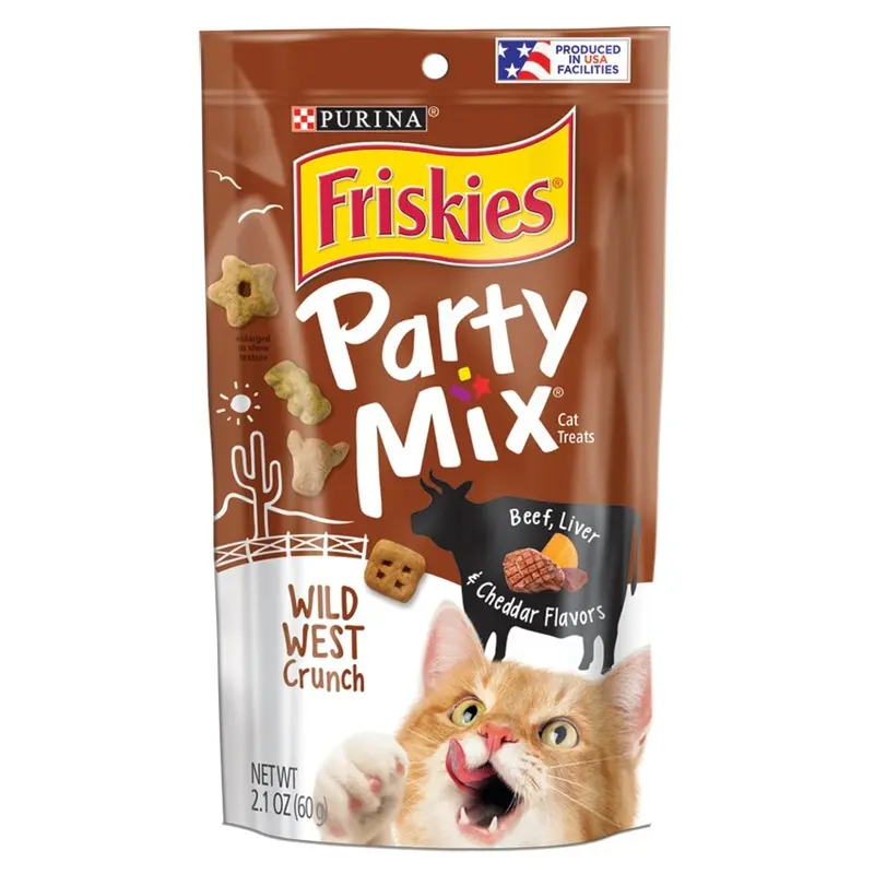 Friskies Partymix Cat Treats - Wild West - 2.1 oz.