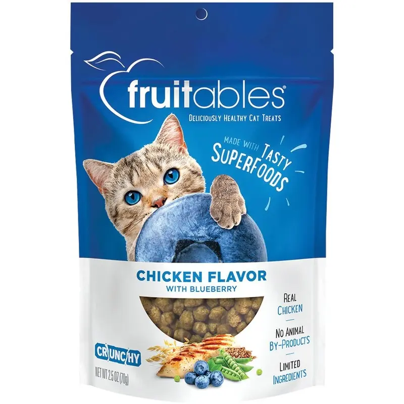 Fruitables - Cat Treats - Chicken N Blueberry - 2.5 oz