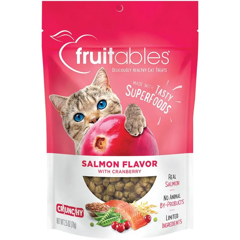 Fruitables - Cat Treats - Salmon N Cranberry - 2.5 oz