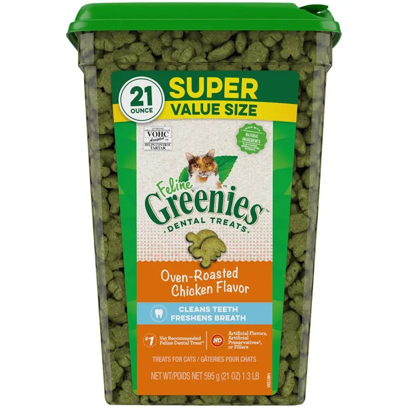 Greenies - Feline Dental Treats Chicken 21oz