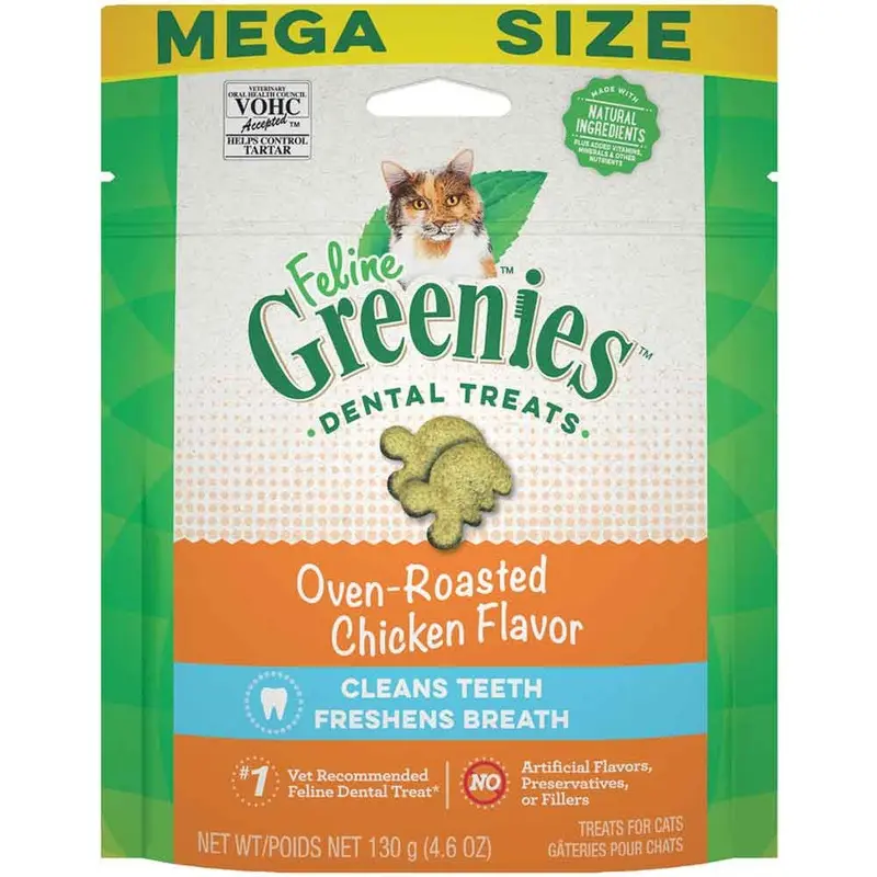 Greenies - Feline Dental Treats Chicken 4.6oz