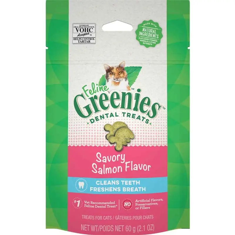 Greenies - Feline Dental Treats Salmon 2.1oz