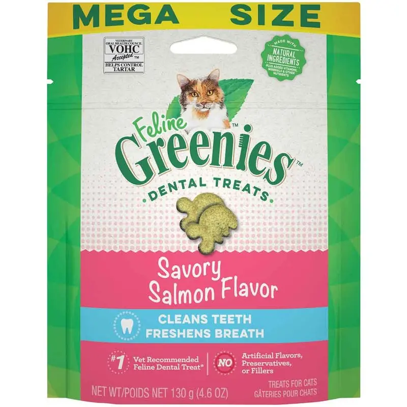 Greenies - Feline Dental Treats Salmon 4.6oz