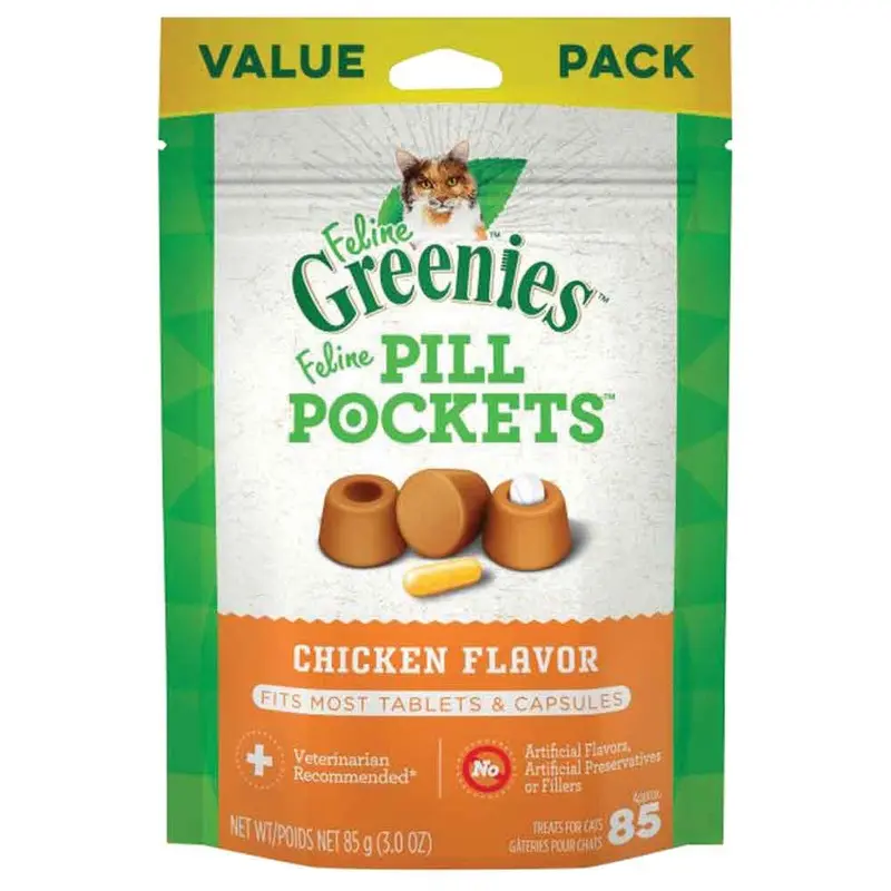 Greenies - Feline Pill Pockets Chicken 3oz