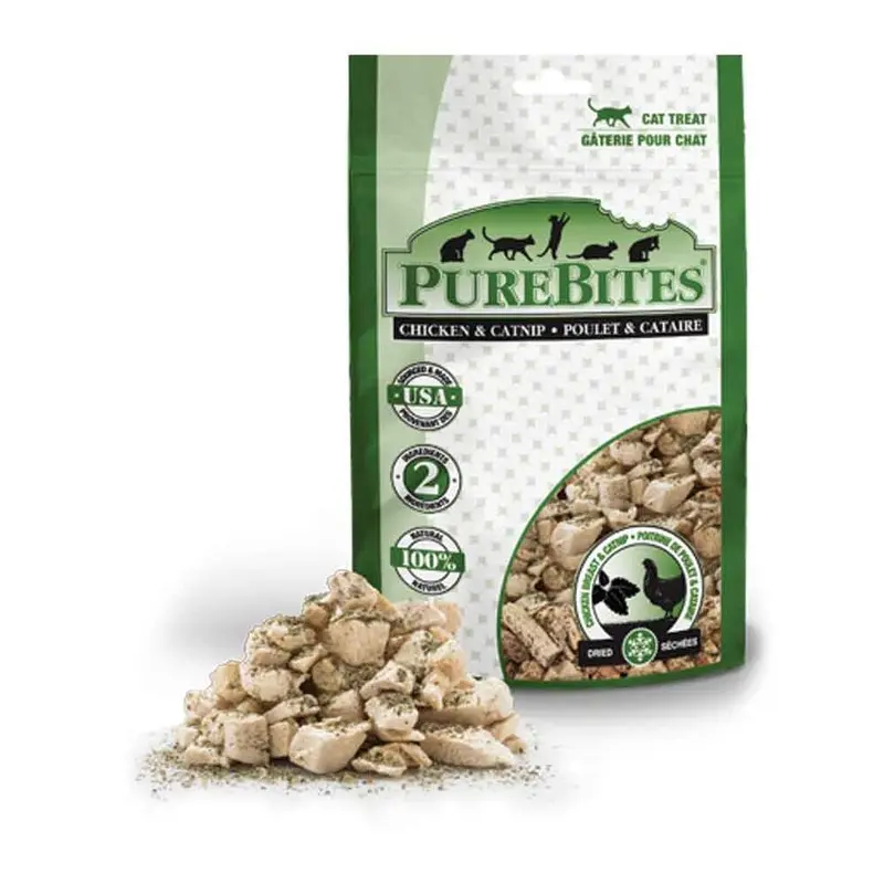PureBites Freeze Dried Chicken/Catnip Treats-1.3oz