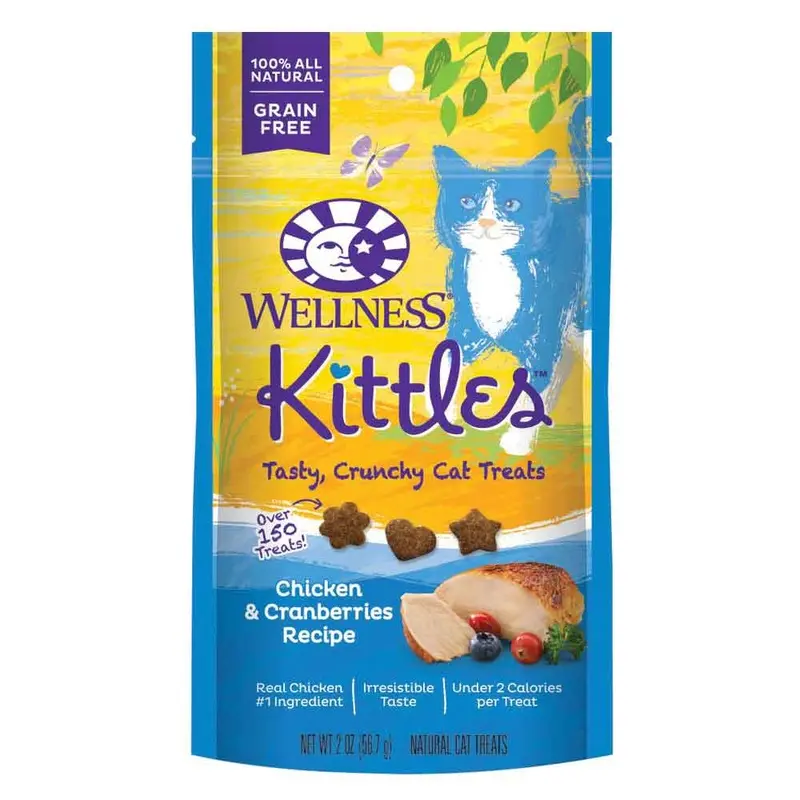 Wellness Kittles Crunchy Cat Treats - Chicken - 2 oz