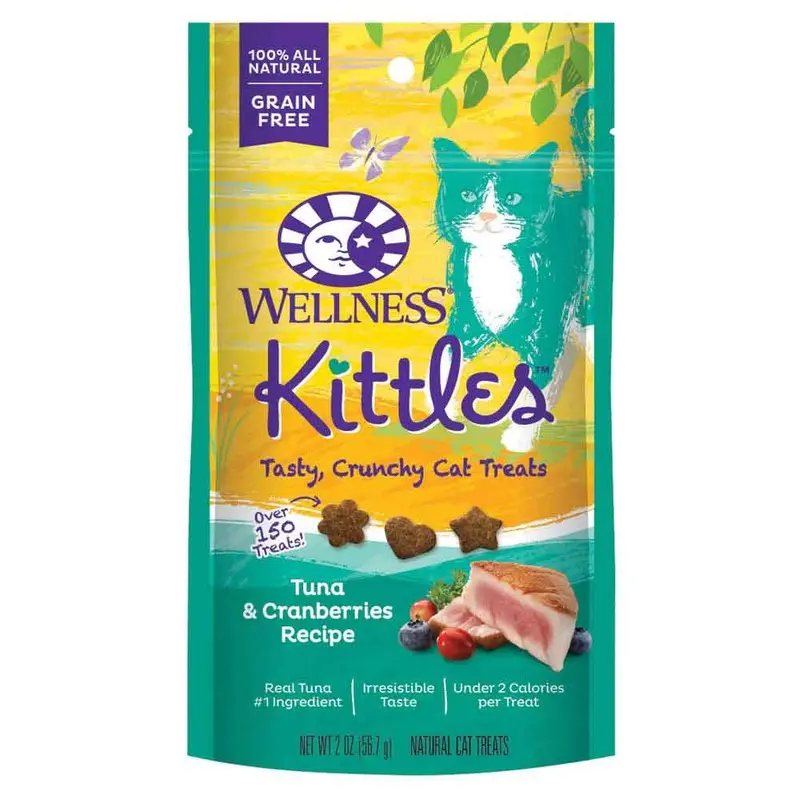 Wellness Kittles Crunchy Cat Treats - Tuna - 2 oz