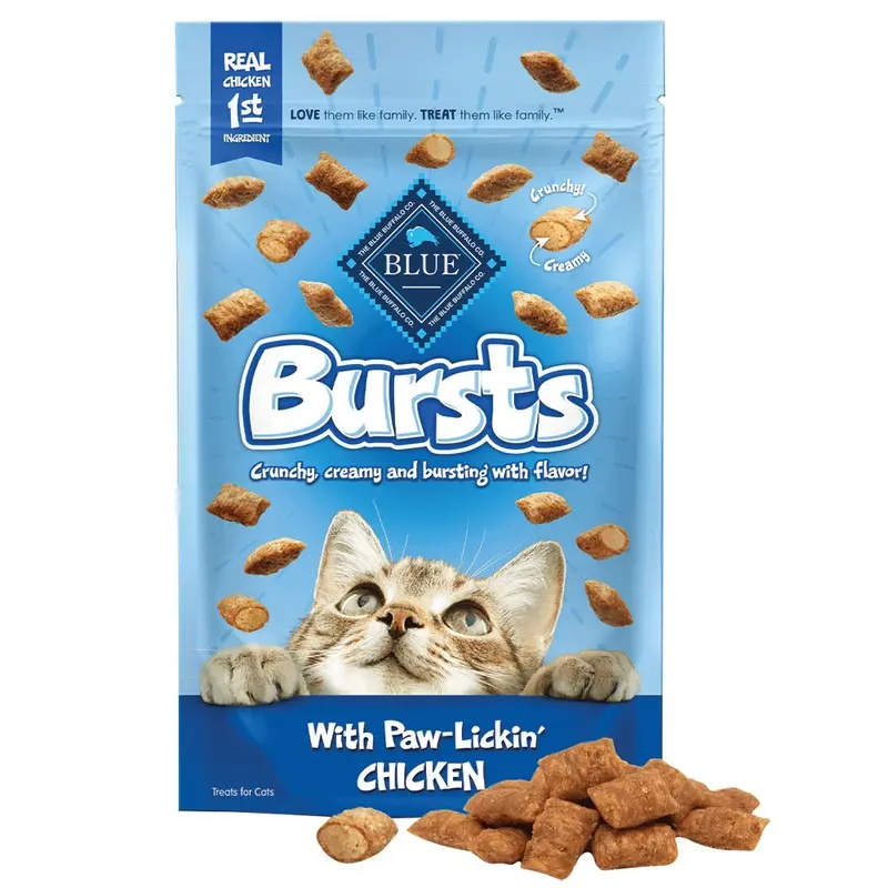 Blue Buffalo - Bursts Filled Cat Treats - Chicken - 12 oz