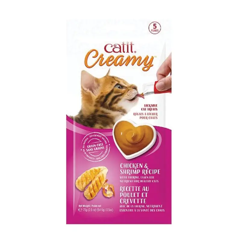 Catit - Creamy Chicken & Shrimp 5pk.