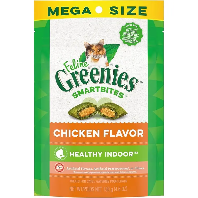 Greenies - Feline Smartbites Hairball Control Chicken 4.6oz