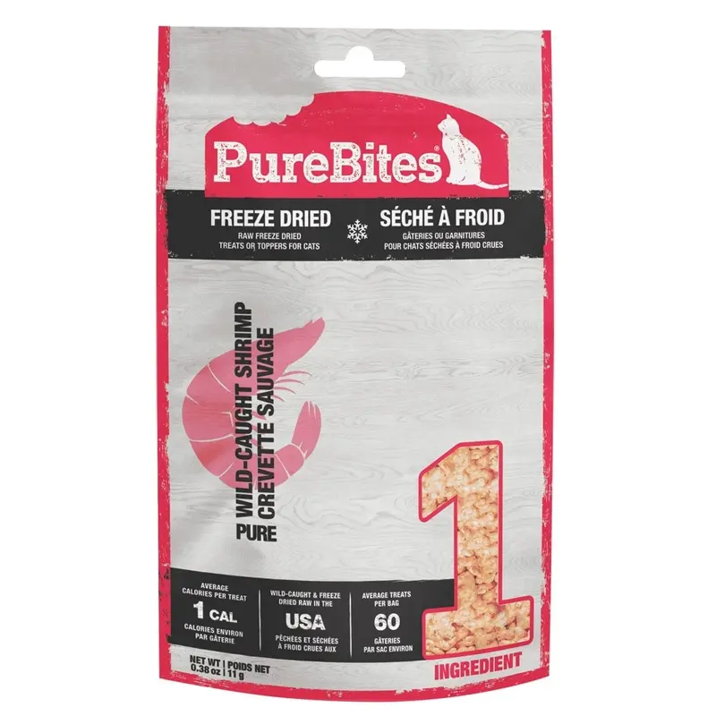 Purebites - FD Shrimp Cat Treat .8oz.