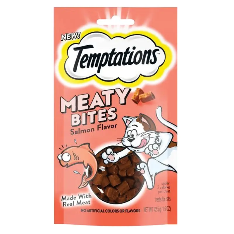 Temptations - Meaty Bites Salmon - 1.5oz.