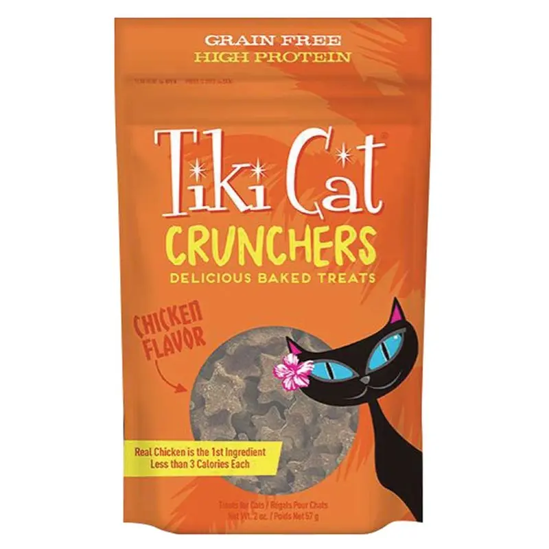 Tiki Cat Crunchers Cat Treat - Chicken - 2 oz
