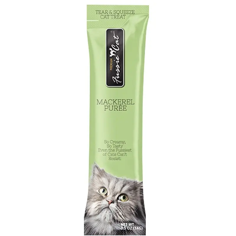 Fussie Cat - Mackerel Puree Treat 4pk.