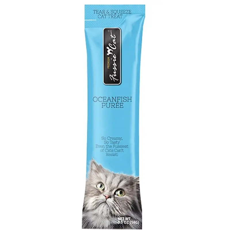 Fussie Cat - Oceanfish Puree Treat 4pk.