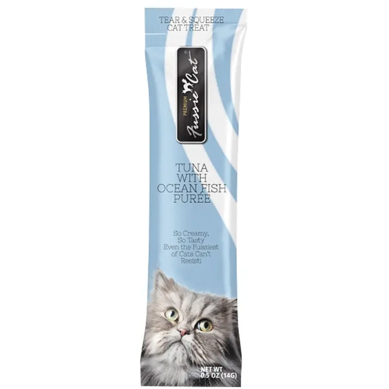 Fussie Cat - Tuna & Ocean Fish Puree Treat 4pk.