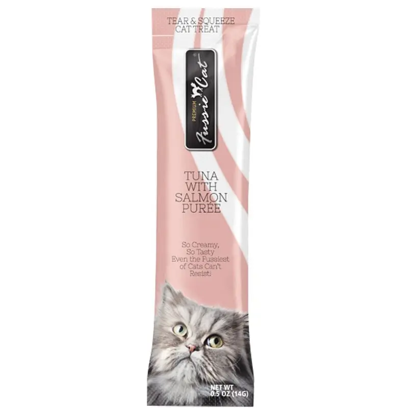 Fussie Cat - Tuna & Salmon Puree Treat 4pk.