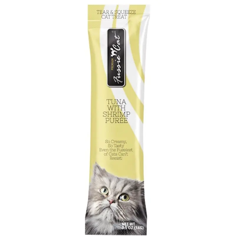 Fussie Cat - Tuna & Shrimp Puree Treat 4pk.