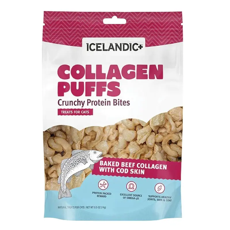 Icelandic Plus - Beef Puff with Fish For CATS - .5oz