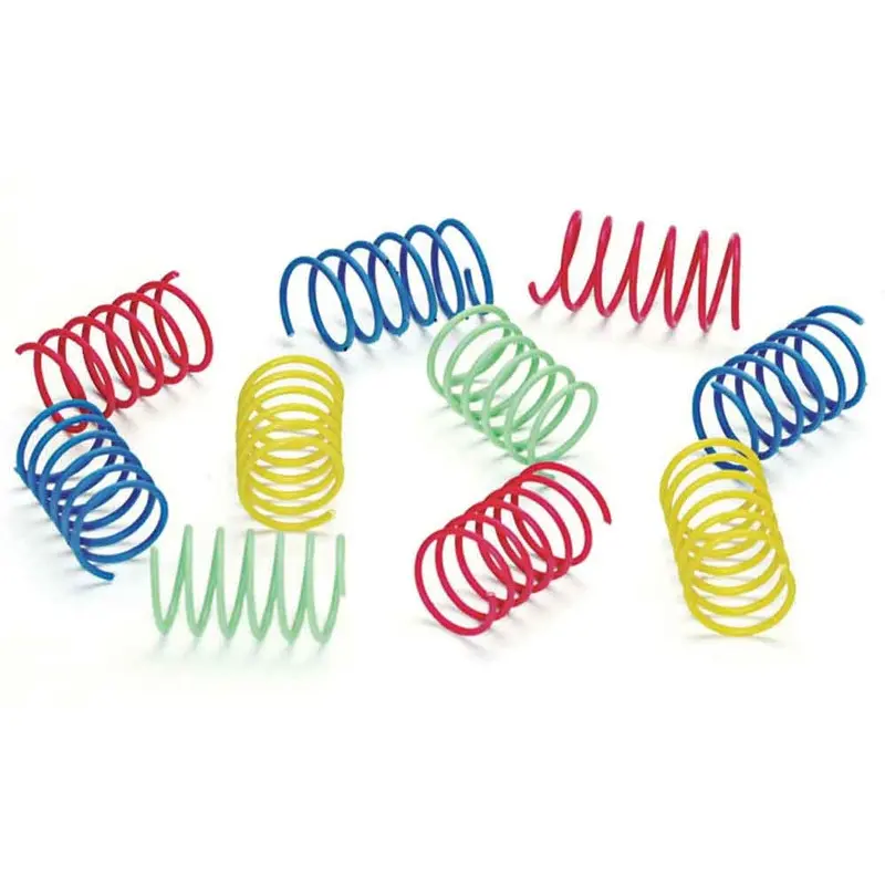Colorful Springs Cat Toy - Wide - 10 pk.
