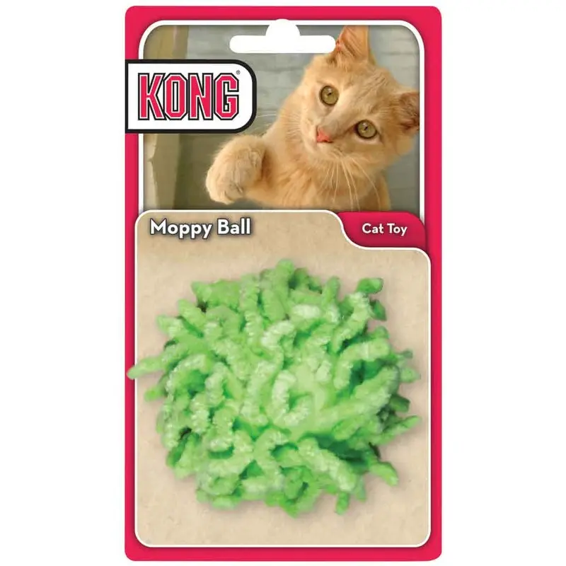 KONG Moppy Ball Cat Toy - Assorted