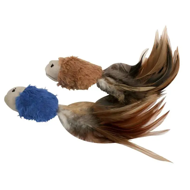 Natural Crinkle Fish Cat Toy - 3 in. - 2 pk