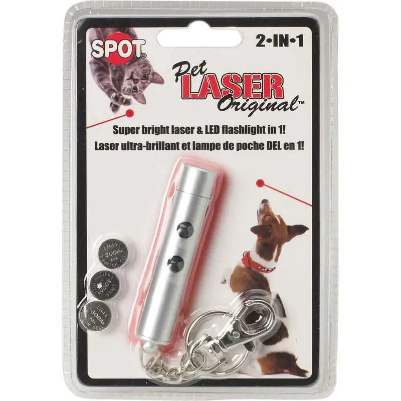 Spotbrites 2-in-1 Laser Pet Toy Exerciser