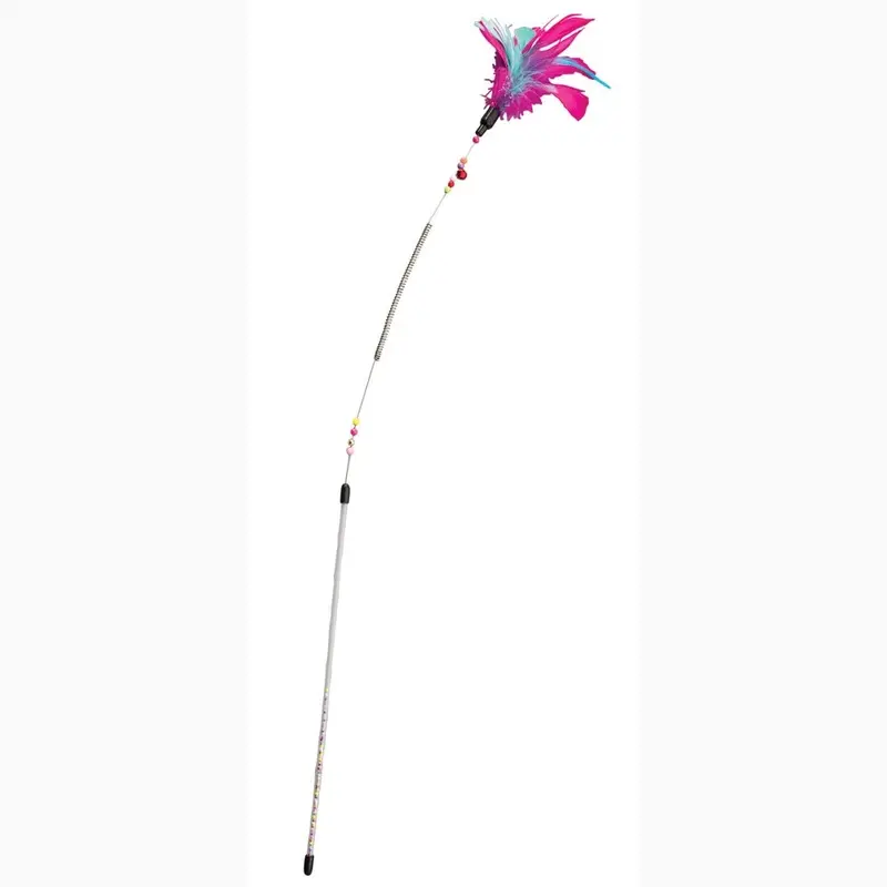 Spring Coil Teaser Wand - 26 in