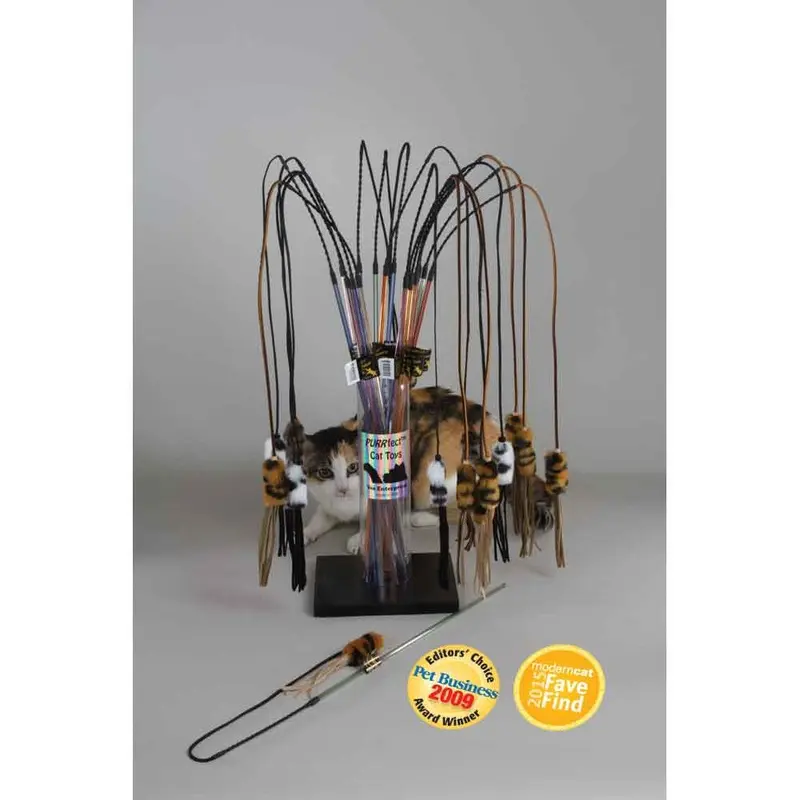 Vee - PURRfect Leather Bouncer - 18 in. Wand
