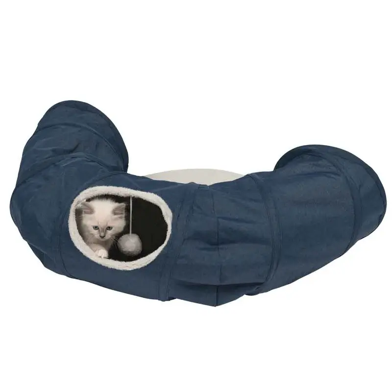 Catit - Vesper Tunnel w Cat Bed Blue