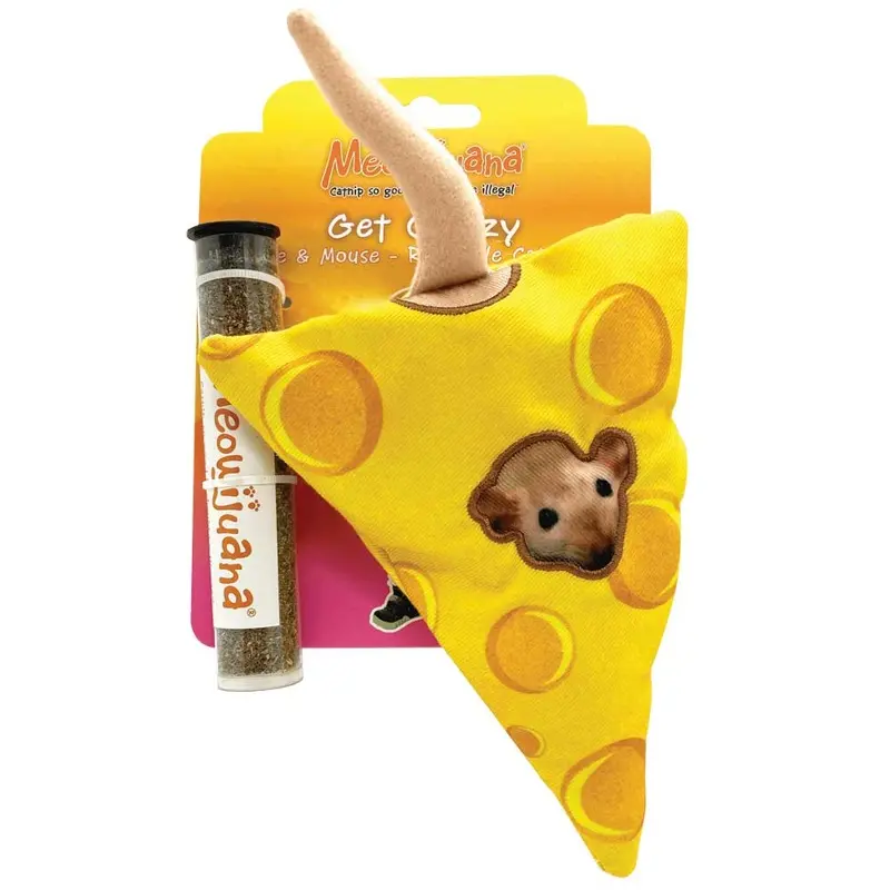 Meowijuana Get Cheezy Cheese & Mouse w/ Catnip