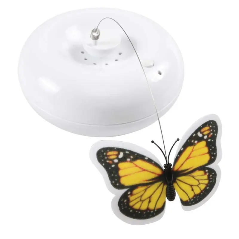 Danner - Crazy Butterfly Cat Toy - White