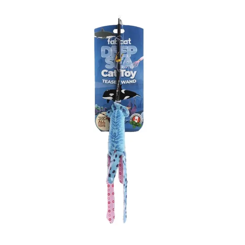 Fabcat - Deep Sea Squid Teaser Cat Toy