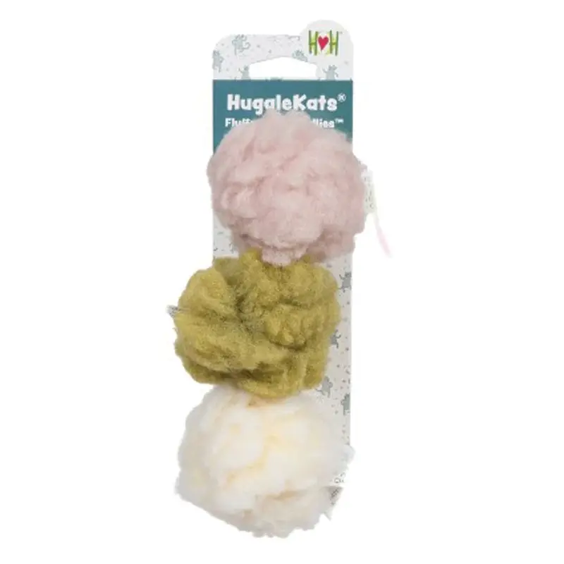 Hugglehounds - FlufferFleece Cat Toy 3pk.
