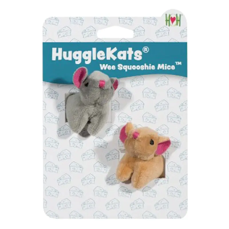 Hugglehounds - Squish Mice Cat Toy 3pk.