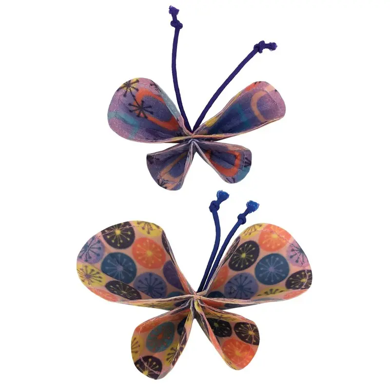 Kong Bat-A-Bout Vibes Cat Toy - Butterfly