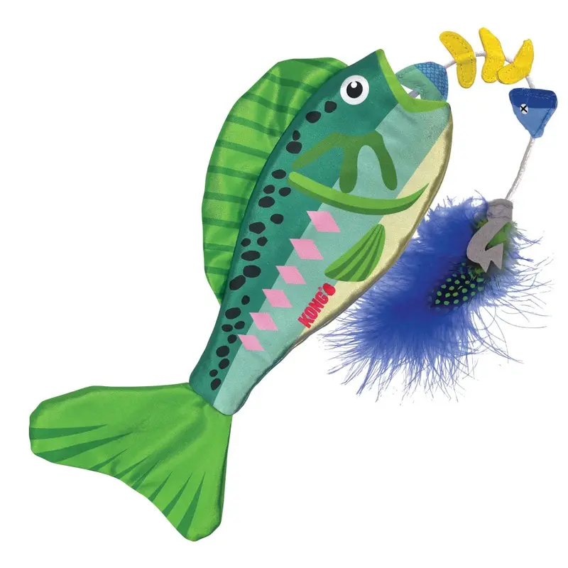 Kong Cat Toy - Wrangler - Angler Fish - Asst.
