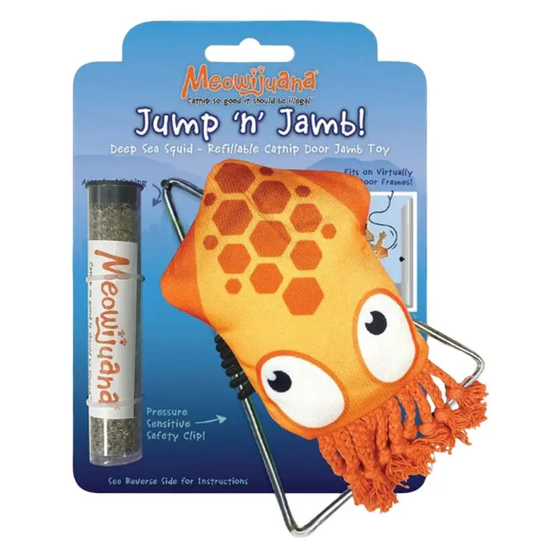 Meowijuana - Door Jump n' Jamb Deep Sea Squid Cat Toy