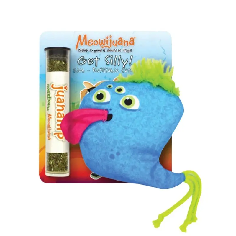 Meowijuana - Get Silly Blue Blob Cat Toy
