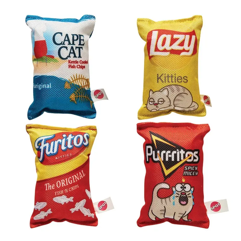 Spot - Fun Food Kitty Chips Assort. Cat Toy