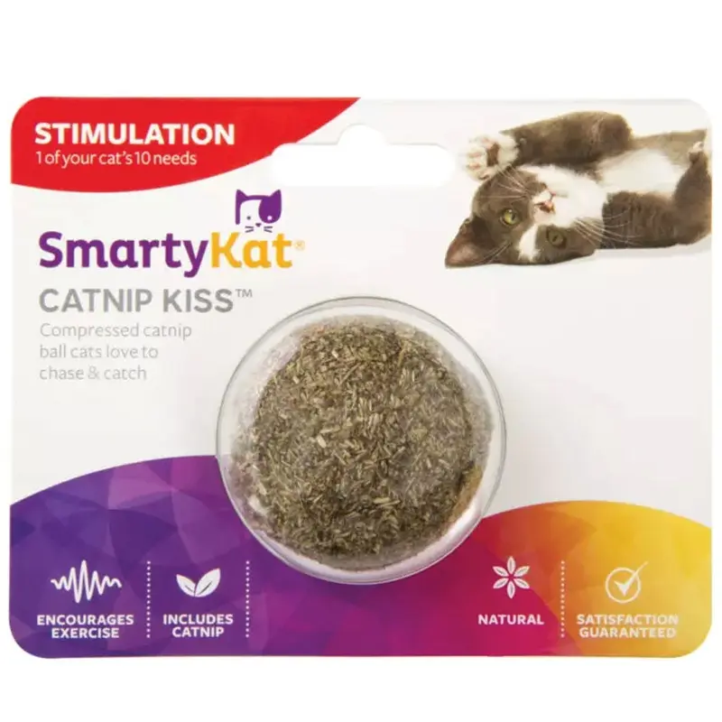 Smarty Kat - Compressed Catnip Ball Toy