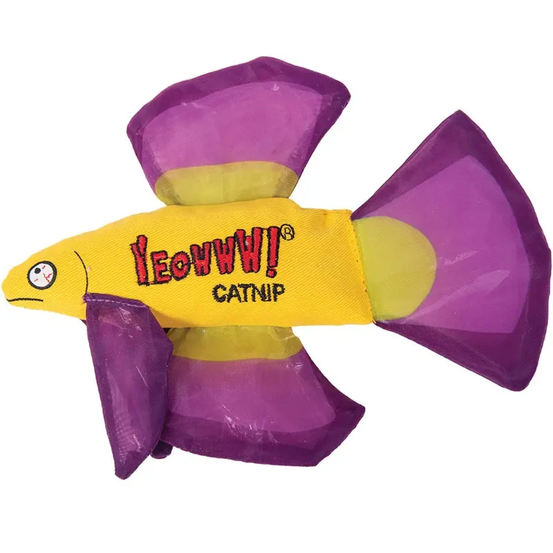Yeowww! - Betta Fish Cat Nip Toy Purple
