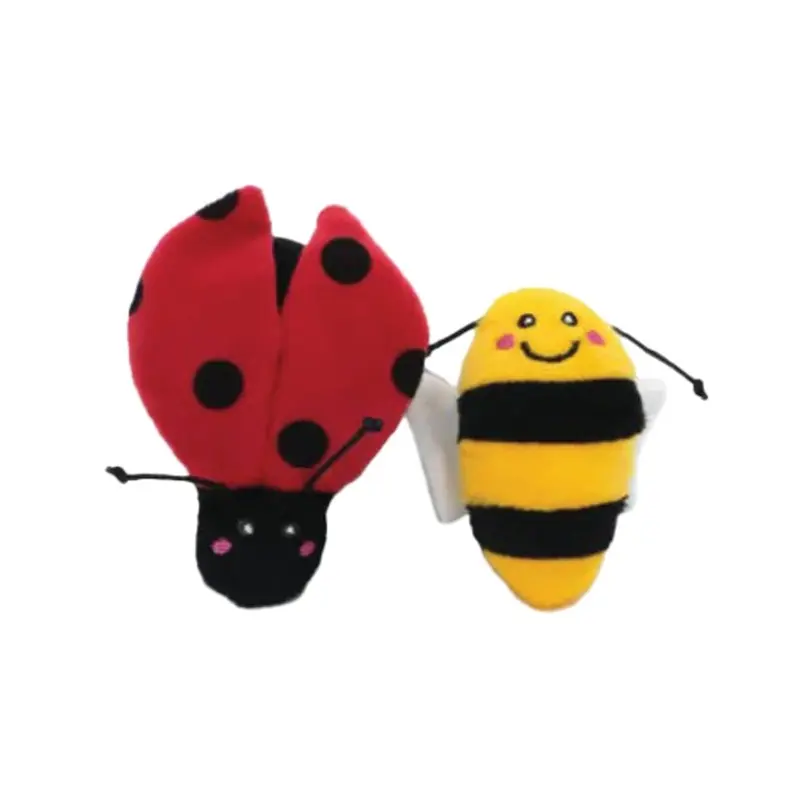ZippyPaws - Ladybug & Bee Cat Toy 2pk.