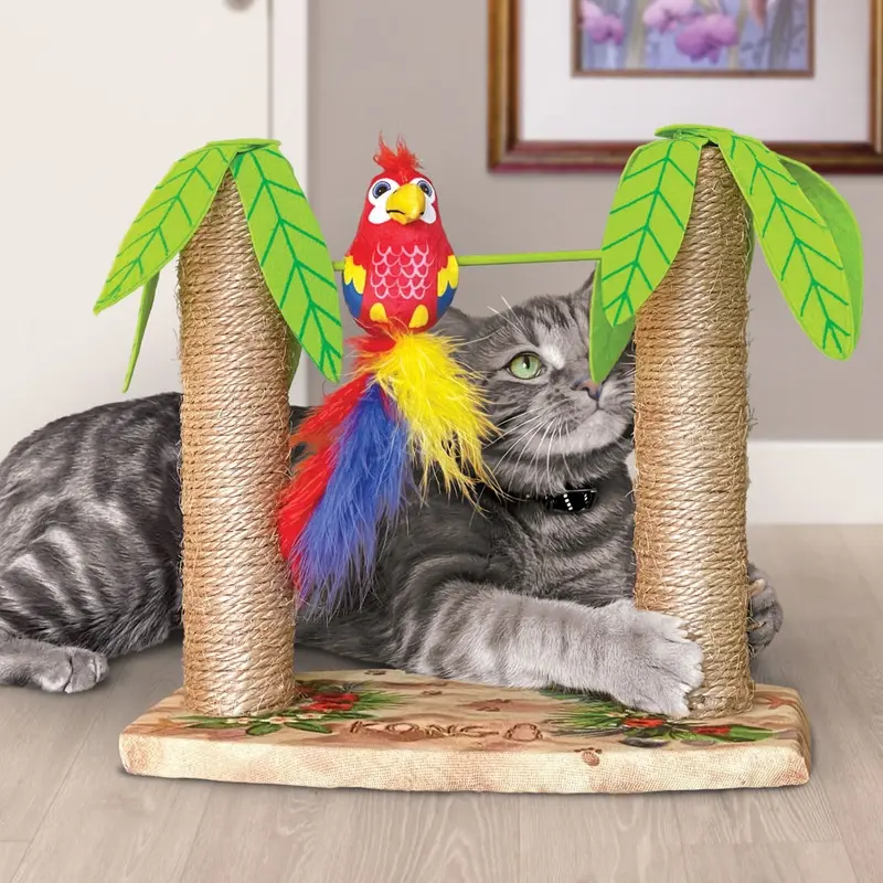 Kong - Play Spaces Tiki Twirl Cat Scratch Toy