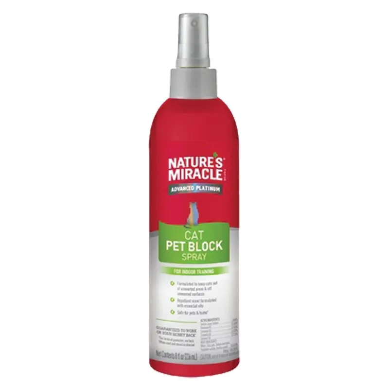 Natures Miracle - Advanced Cat Pet Block Spray 8oz