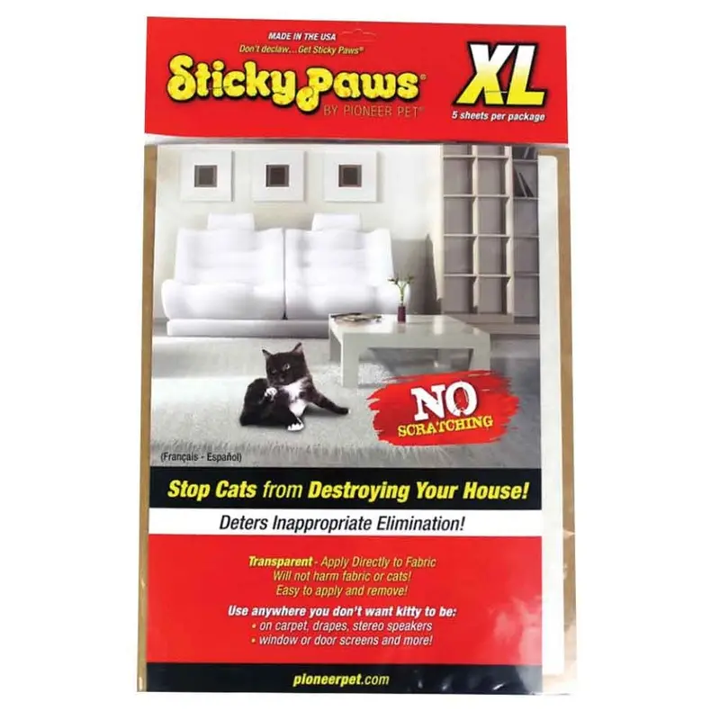 Sticky Paws - Carpet Sheets - XL - 5 pk